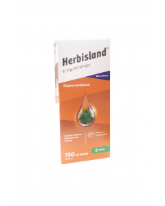 HERBISLAND 6 mg/ml sīrups, 150ml