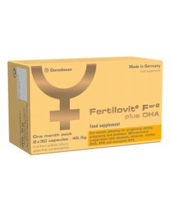 FERTILOVIT For 2 plus DHA kapsulas, N60