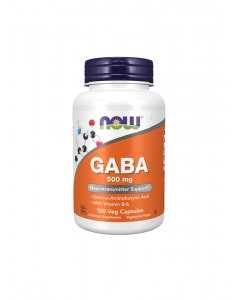 NOW Gaba 500 mg kapsulas, N100