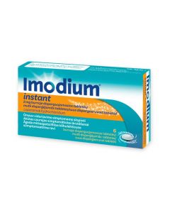 IMODIUM Instant 2mg mutē disperģējamās tabletes, N6