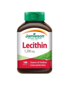 JAMIESON Lecithin 1200 mg mīkstās kapsulas, N100