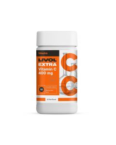 LIVOL Extra Vitamin C 400mg košļājamās tabletes, N50