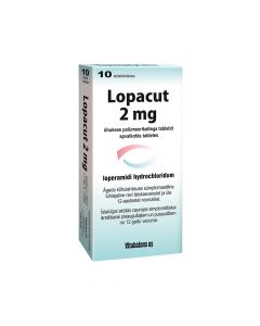 LOPACUT 2 mg apvalkotās tabletes, N10