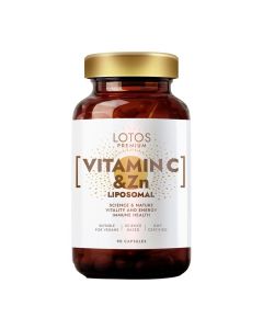LOTOS PREMIUM Vitamin C & Zn Liposomal kapsulas, N90