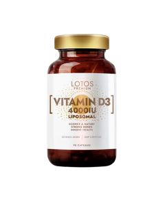 LOTOS PREMIUM Vitamin D3 4000 IU Liposomal kapsulas, N90