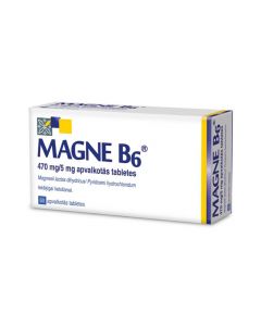 MAGNE B6 470 mg/5 mg apvalkotās tabletes N60