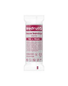 MEDRULL saite marles sterila, 5 m x 10 cm