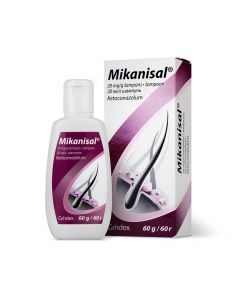 MIKANISAL 20mg/g šampūns, 60g
