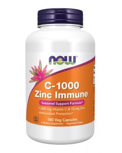 NOW C-1000 Zinc Immune kapsulas, N90