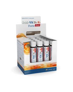 OLIMPLABS Gold-Vit D3+K2 Forte Shot šķidrums, 25ml, N20