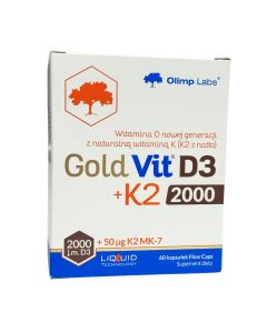 OLIMP LABS Gold-Vit D3 2000IU + K2, N60
