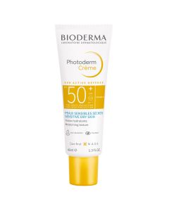 BIODERMA Photoderm Crème SPF 50+ Invisible Sensitive Dry Skin saules aizsargkrēms, 40ml
