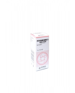 POTASSIUM IODIDE 2% acu pilieni, šķīdums, 10ml