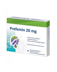 PREFEMIN 20 mg apvalkotās tabletes, N90