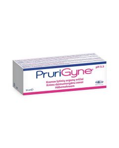 PRURIGYNE krēms dzimumorgānu zonai pH 5.5 30 ml