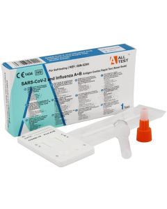 ALL TEST SARS CoV-2 un Influenza A+B antigēnu testu kombinācija