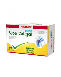  WALMARK SUPER COLLAGEN COMPLEX košļājamās tabletes N60