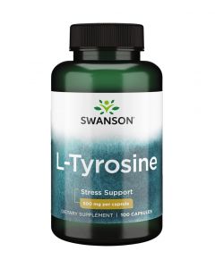 SWANSON L-Tyrosine 500mg kapsulas, N100