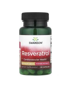 SWANSON Resveratrol 250 mg kapsulas, N30