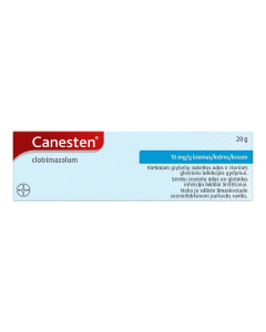 CANESTEN 10 mg/g krēms, 20g