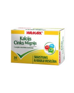 WALMARK Kalcijs-Cinks-Magnijs tabletes, N30